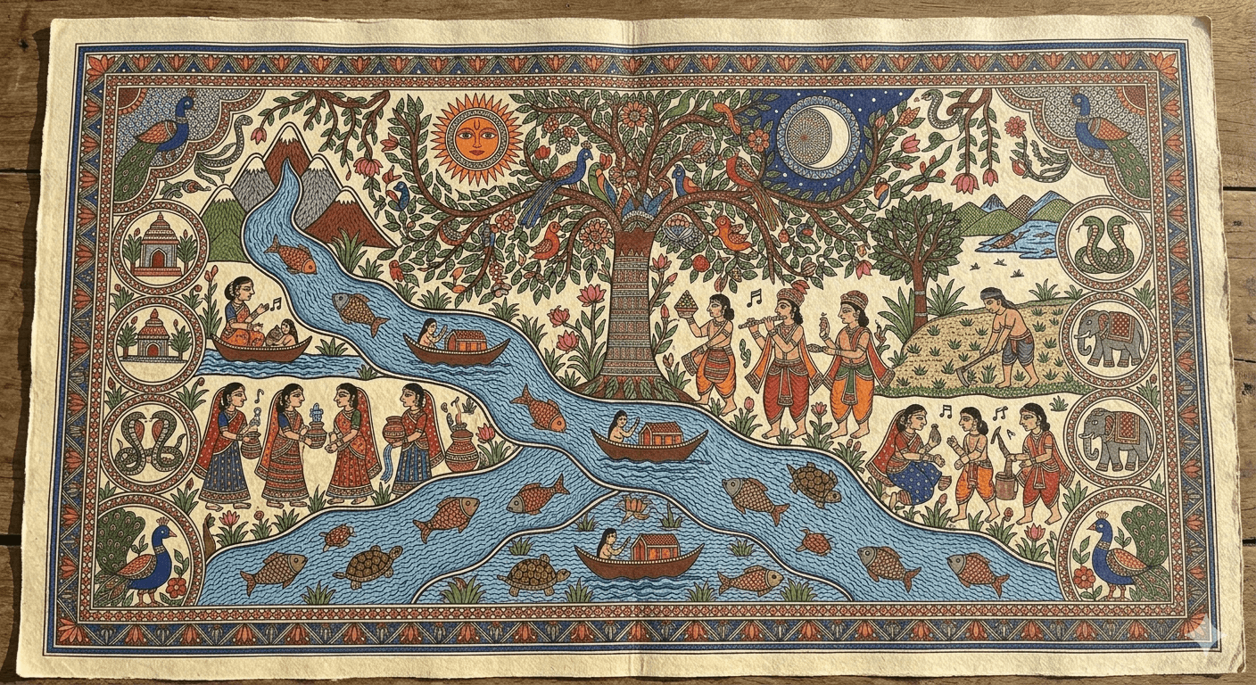 Mithila art on everyday products