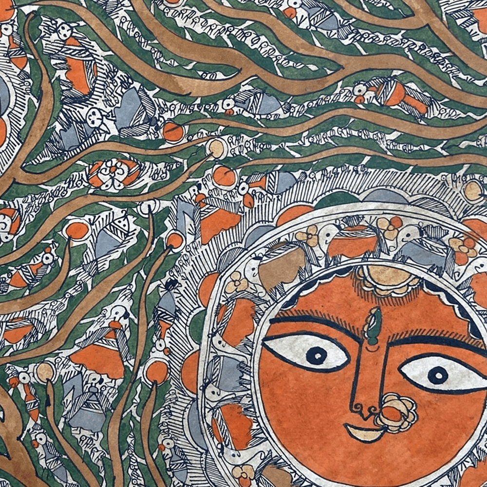MADHUBANI Painting-Drawing – Tree of Life
