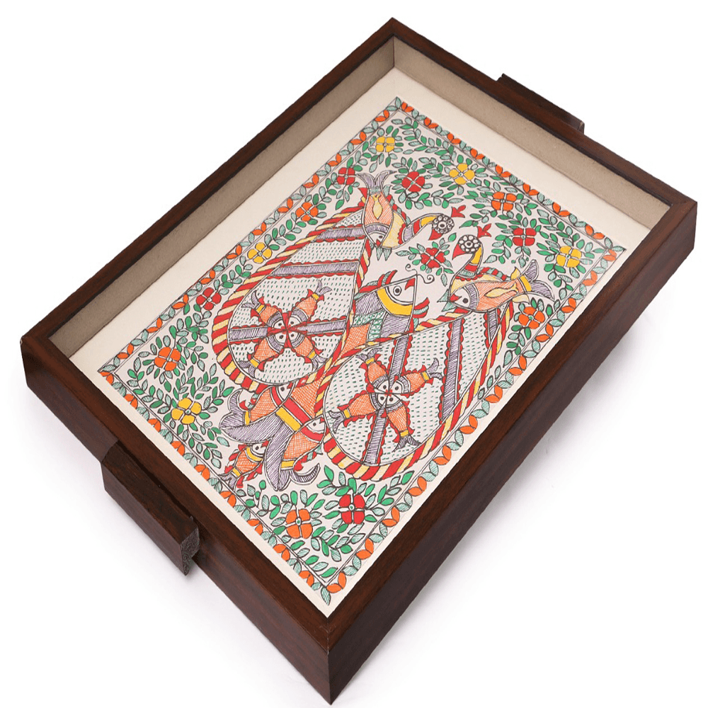 Madhubani Decorative Tray – Artisan Series