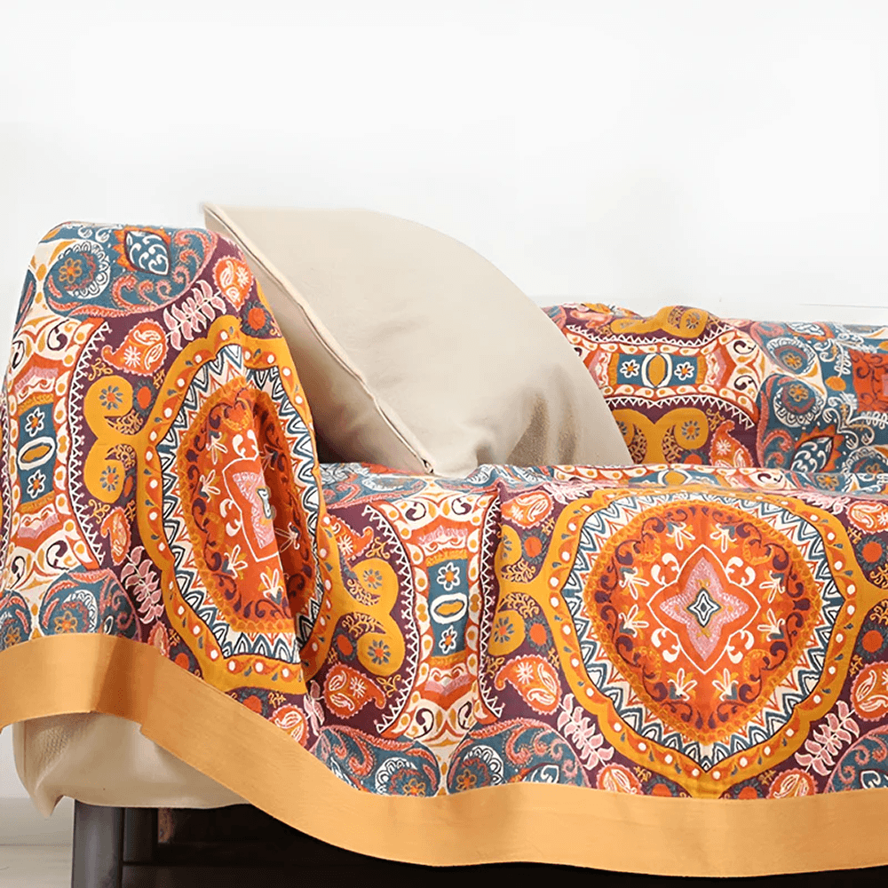 Sunrise Story Mithila Throw Blanket