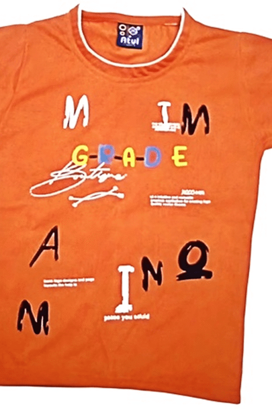 Artistic Typography Cotton Graphic Tee