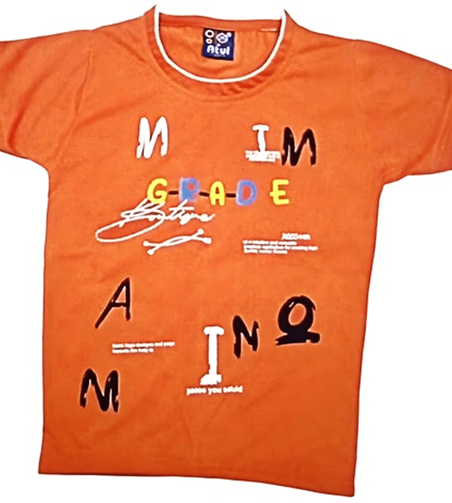 Artistic Typography Cotton Graphic Tee