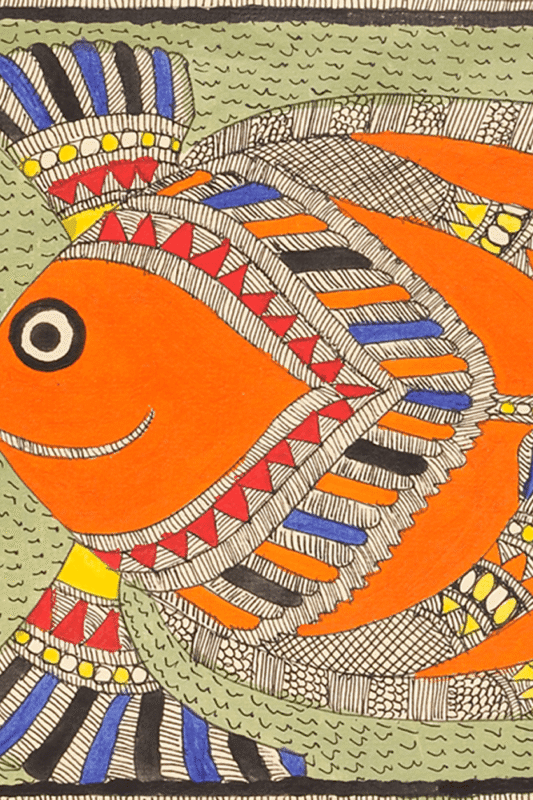 Mahi (Fish) Heritage Hand-Painted Art Print
