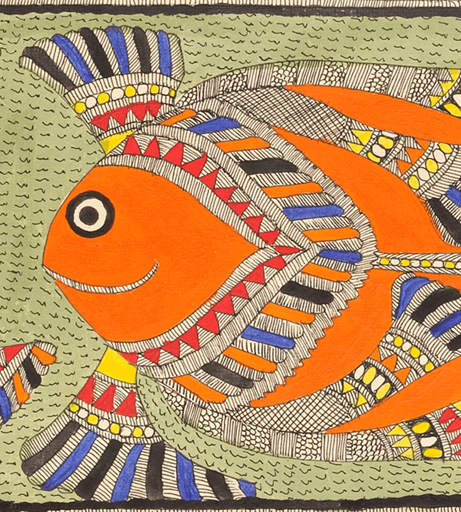 Mahi (Fish) Heritage Hand-Painted Art Print