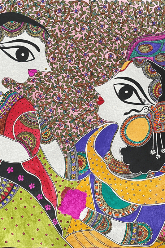 Radha Krishna Mithila Masterpiece