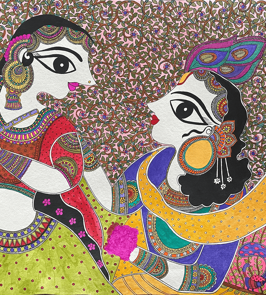 Radha Krishna Mithila Masterpiece