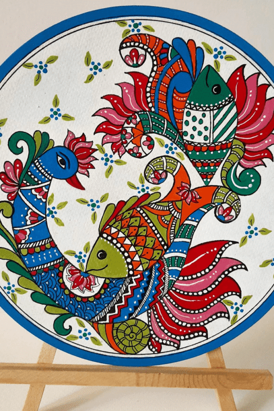 Hand-Painted Decorative Wall Plate