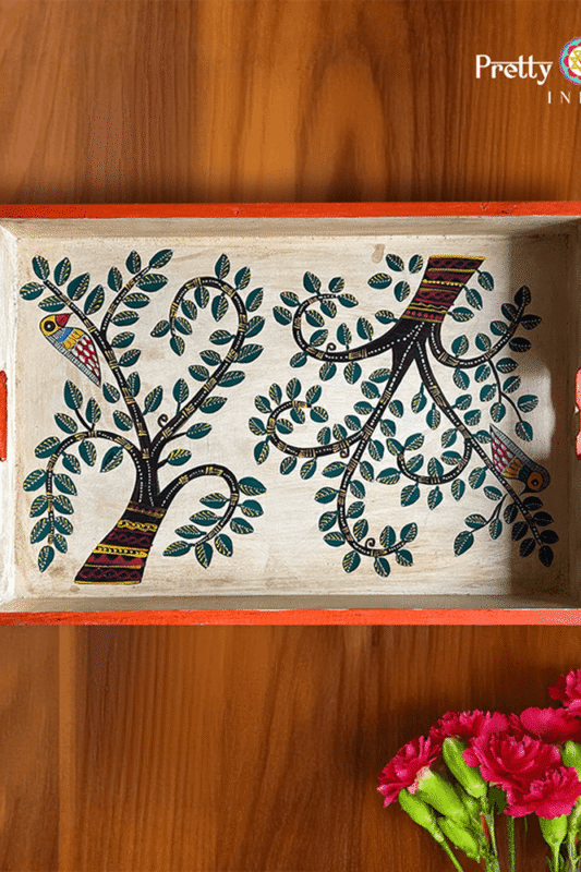 Tree of Life Wooden Serving Tray
