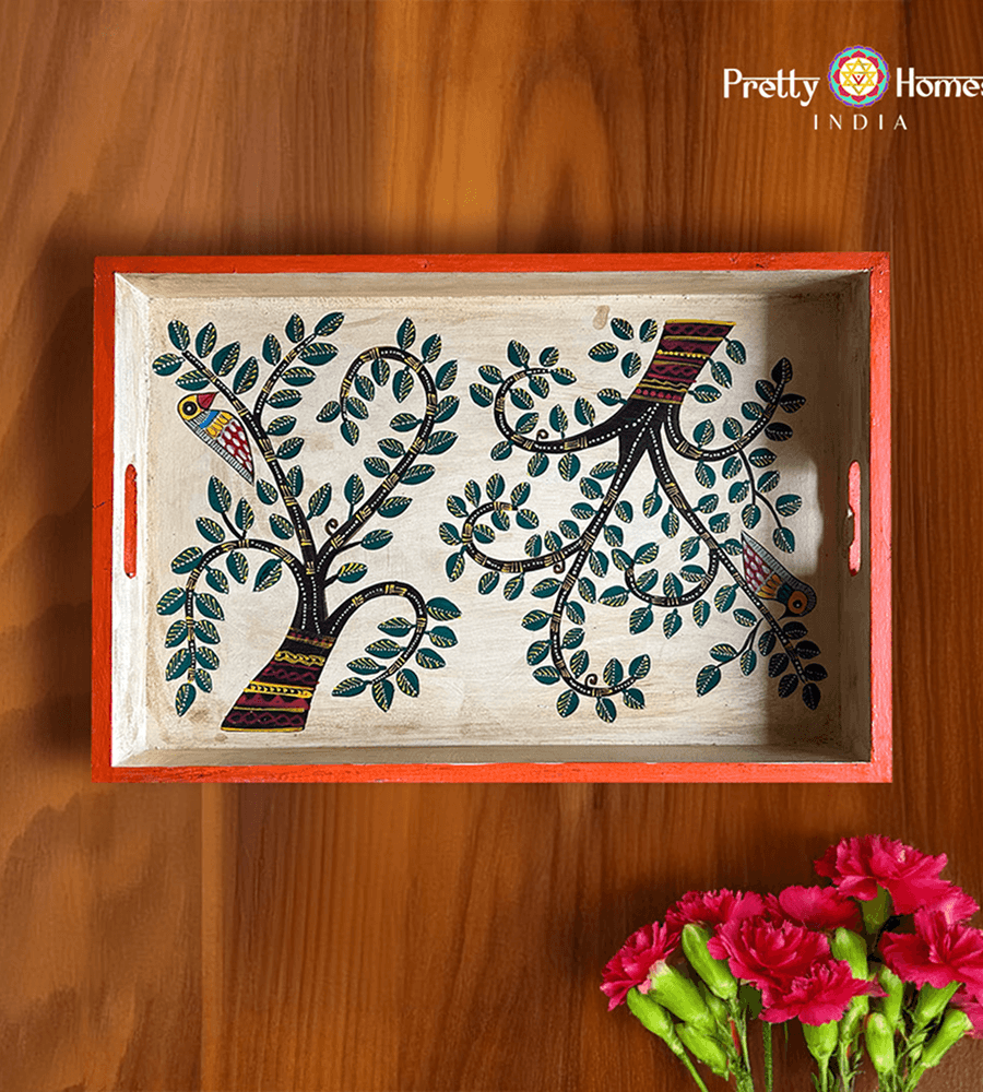 Tree of Life Wooden Serving Tray