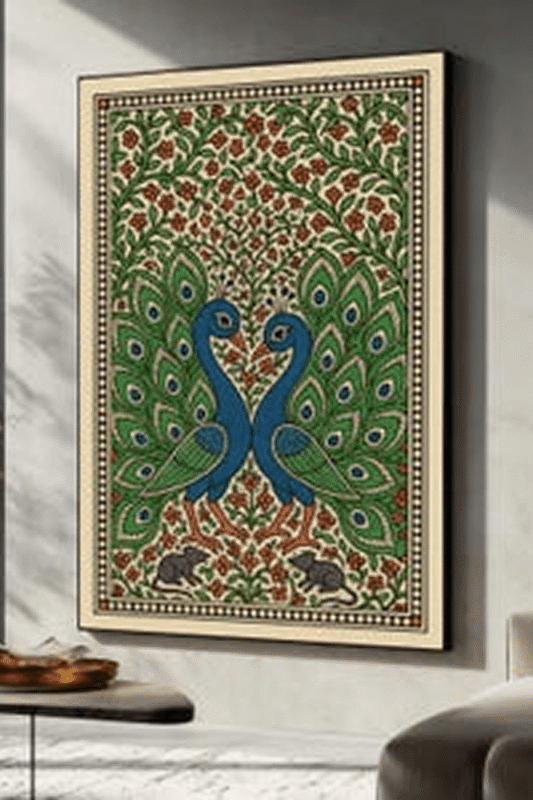 Eternal Bond Peacock Wall Art