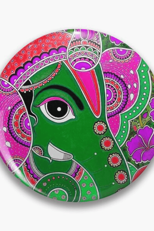 Ganesha’s Blessing Hand-Painted Charm