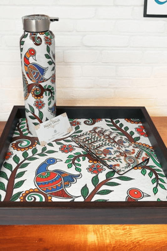 Mithila Peacock & Flora Decorative Hampers