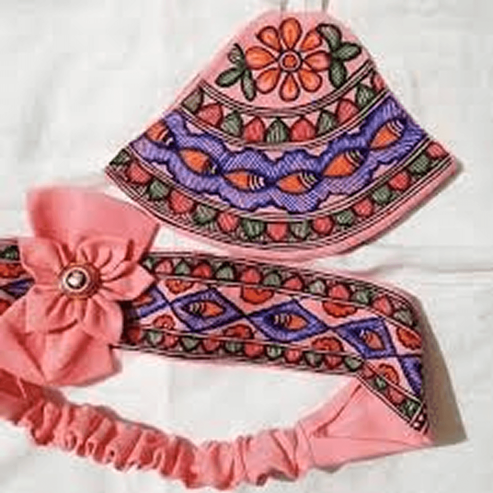 Mithila Art Head Wrap – Nature Series